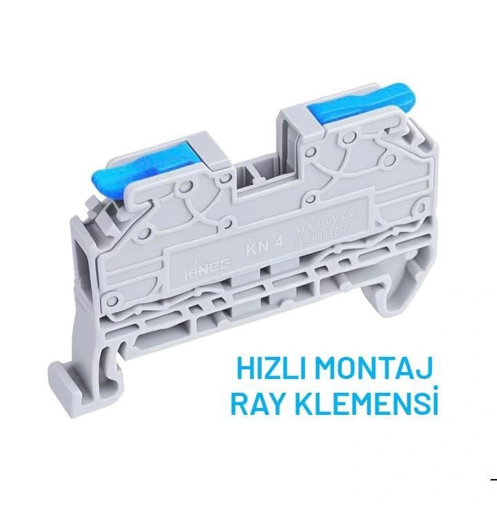 Klemens GruplarıKinee2.5mm Hızlı Ray Klemens