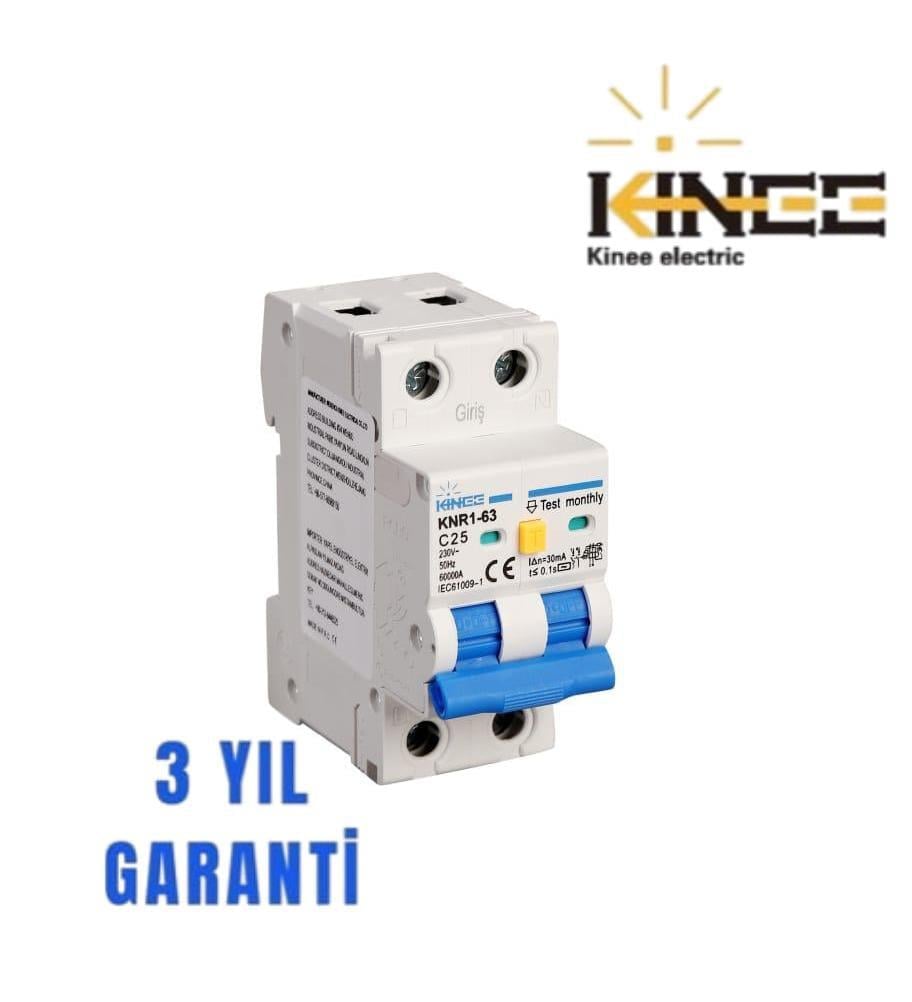Asansör Tüm Ürünler (Elektrik, Elektronik, Mekanik, Hırdavat)KineeKINEE KAÇAK AKIM RÖLESİ(MONOFAZE)