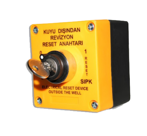 Asansör Tüm Ürünler (Elektrik, Elektronik, Mekanik, Hırdavat)YfsTechKutulu Reset Anahtar