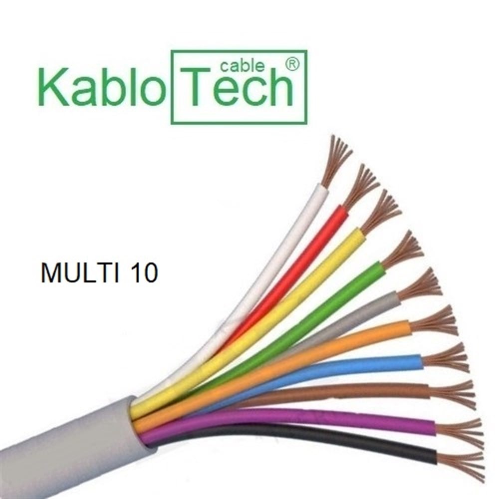 Kablo ve Kablo EkipmanlarıKabloTechKabloTech MULTI-10 8x0,50mm Sinyal Kablosu 100 Metre Fiyatıdır
