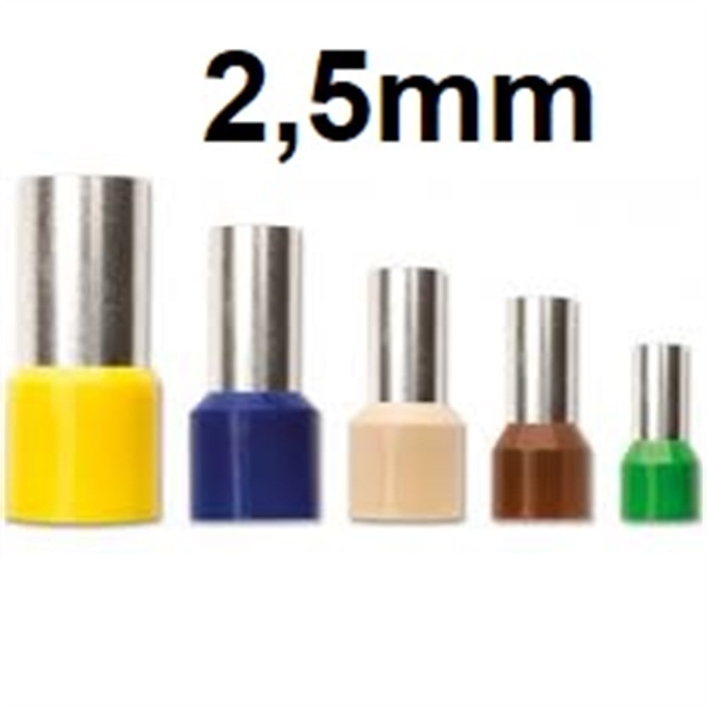 Kablo ve Kablo EkipmanlarıYfsTechTekli 2,5mm Kablo Yüksüğü (1000 Adet Fiyatıdır)