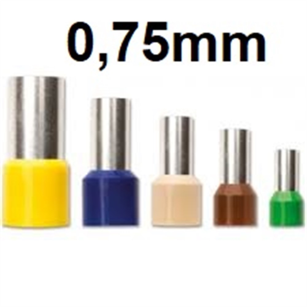 Kablo ve Kablo EkipmanlarıYfsTechTekli 0,75mm Kablo Yüksüğü (1000 Adet Fiyatıdır)