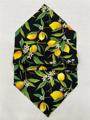 Limon Desenli Runner