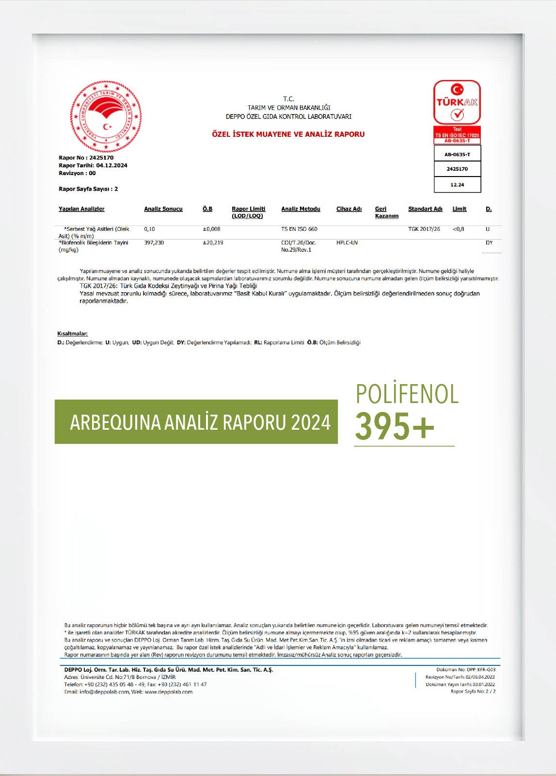 Arbequina Zeytinyağı