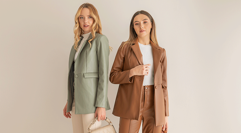 Sezonun Cool Parçası: Deri Blazer