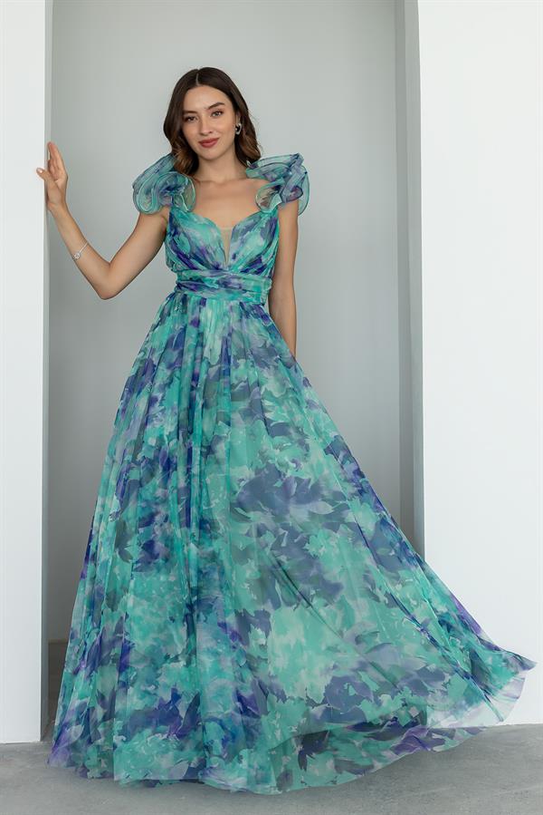 Green Evening Dress