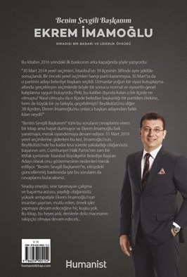 Benim Sevgili Başkanım, Ekrem İmamoğlu Şirin Mine Kılıç 9786059905152