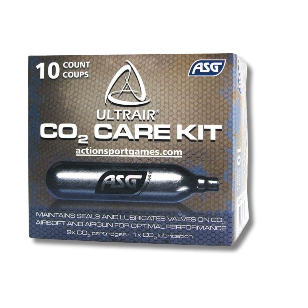 ASG 12 Gram Co2 Hava ve Yağlayıcı Bakım Tüpü Seti (9 Normal 1 Yağlı)