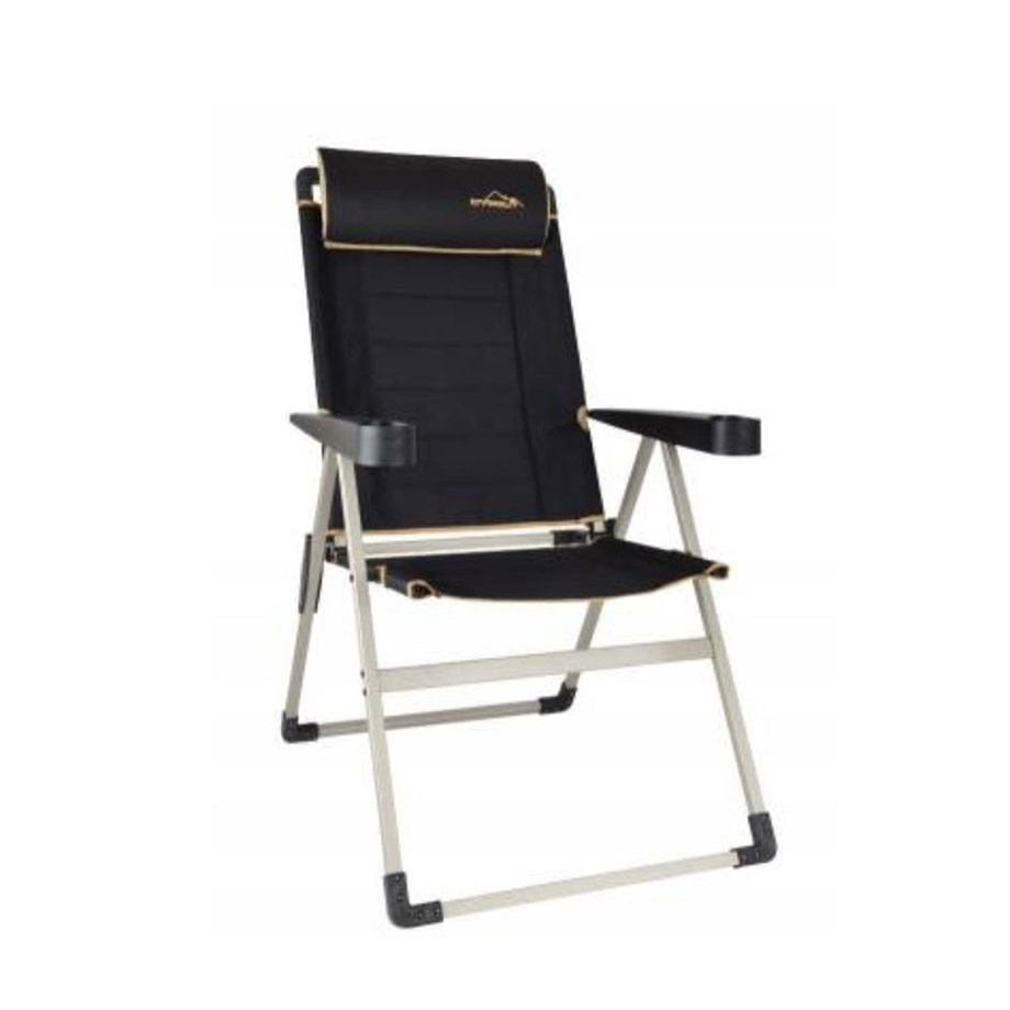 Campout Katlanır Lüx Sandalye Siyah NG KLS