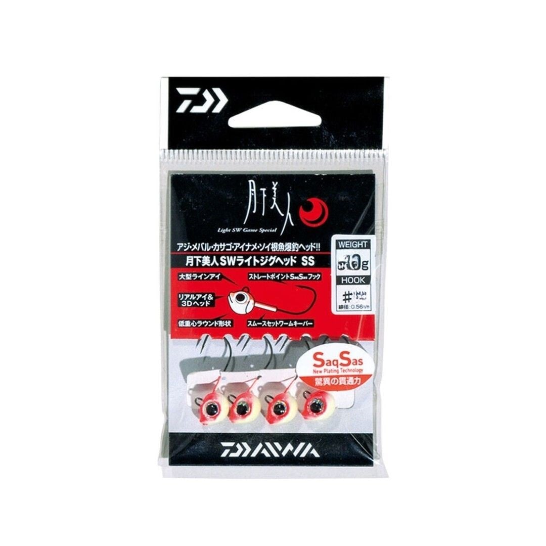 Daiwa Gekkabijin SW Light  Jighead SS Glow 1.5 gr Igne No:8