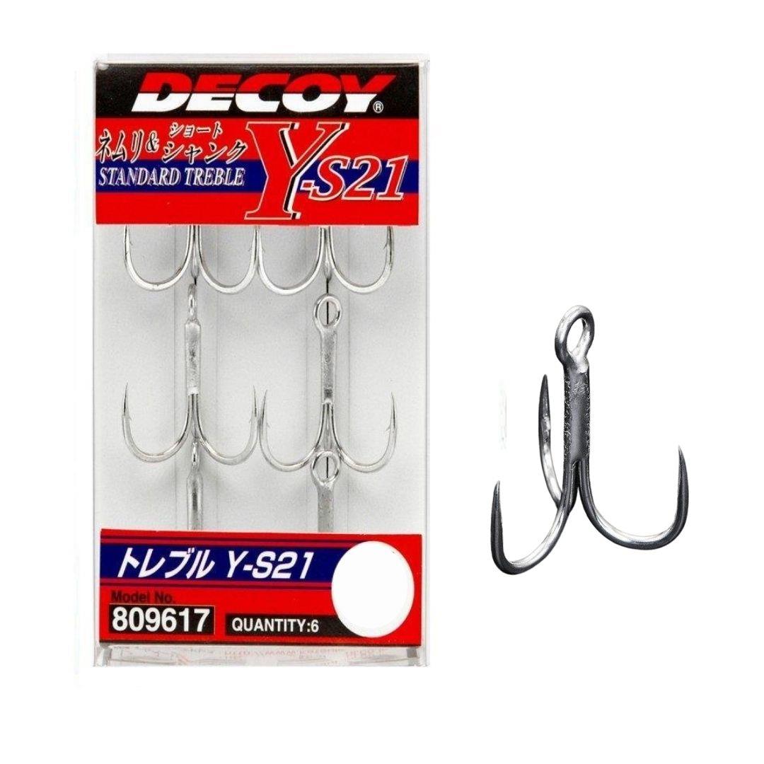 Decoy Y-S21 Standart Treble Üçlü Maket Balık İğnesi 2