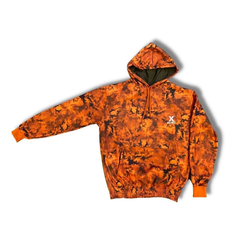 Ersav X Hunt Kapşonlu Sweatshirt Turuncu XL
