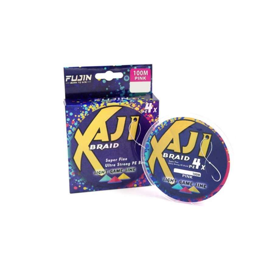 Fujin Aji Light Game Braid 4x Pink PE İp Misina 100 Mt
