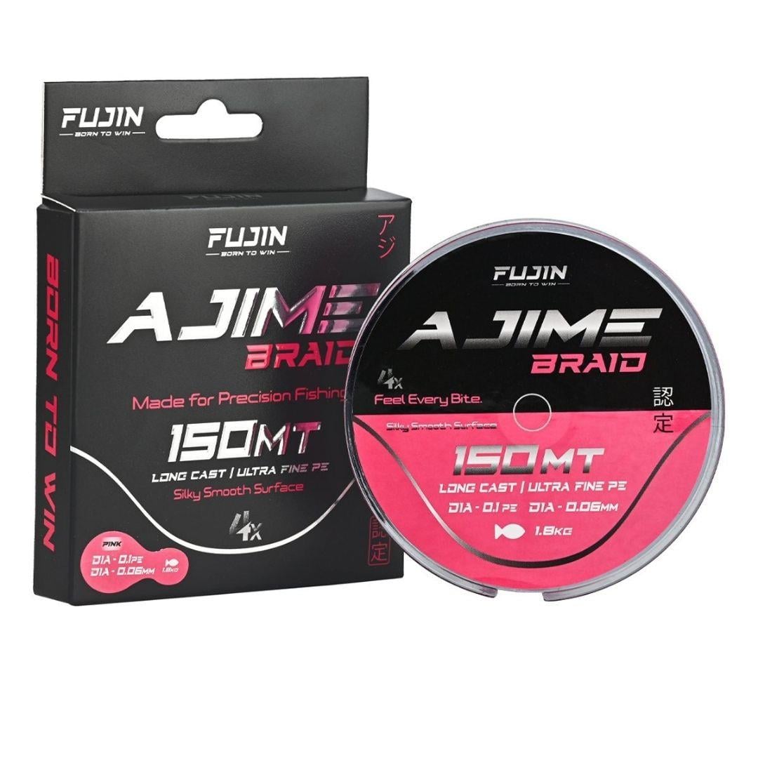Fujin Ajime Braid 4x 150mt Pink ip 0.1PE-0.06mm