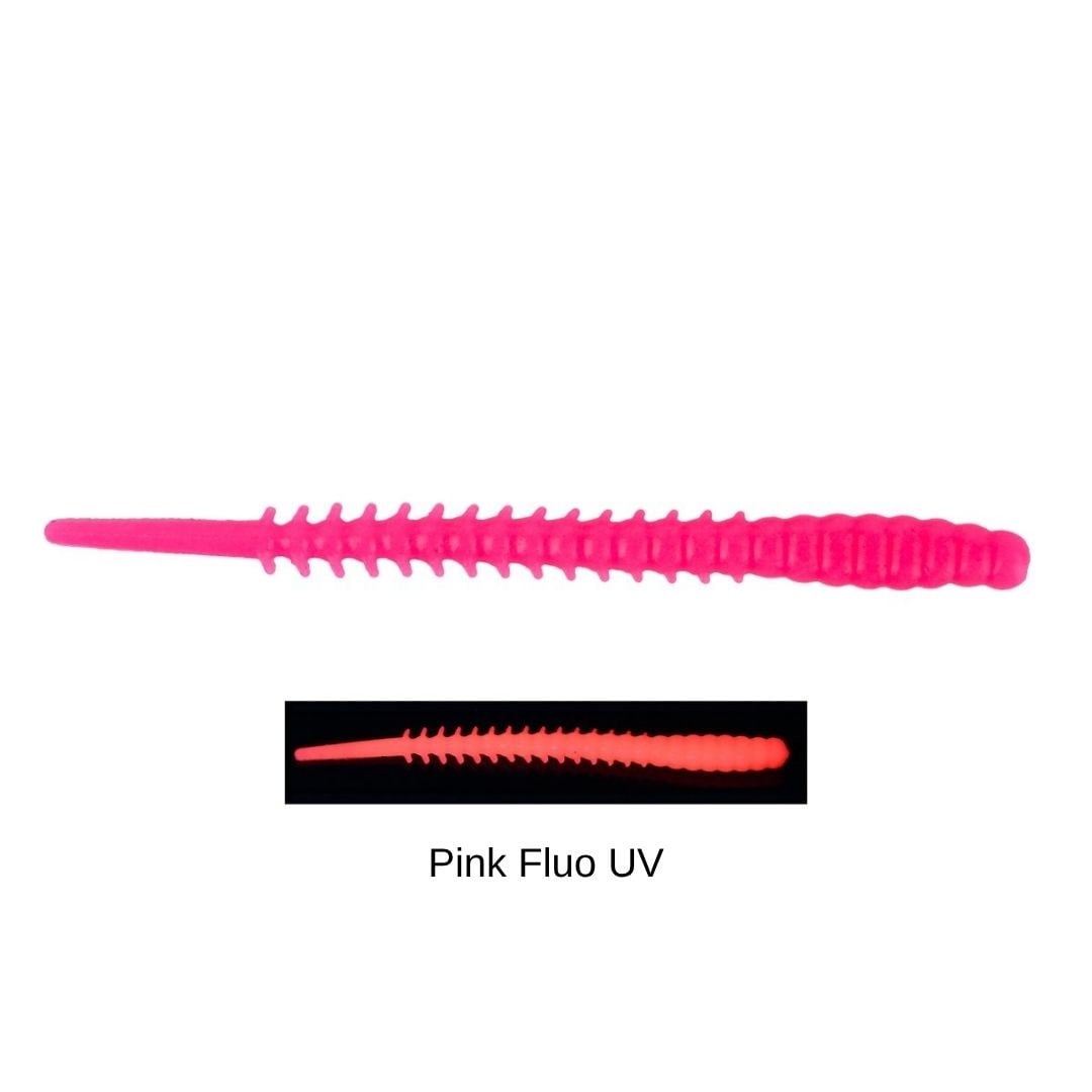 Fujin Bio Worm 6cm Floating Sıvılı Kokulu LRF Silikonu Pink Fluo UV