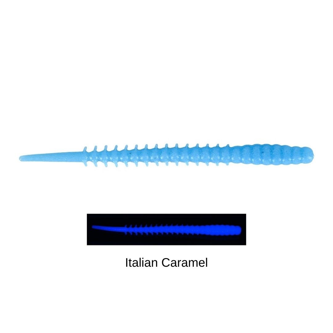 Fujin Bio Worm 6cm Floating Sıvılı Kokulu LRF Silikonu Italian Caramel