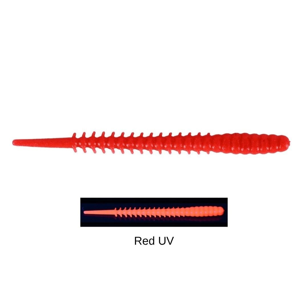 Fujin Bio Worm 6cm Floating Sıvılı Kokulu LRF Silikonu Red UV