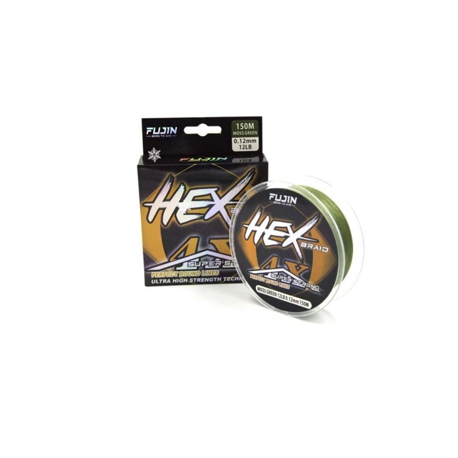 Fujin Hex Braid 4x 150mt Moss Green PE İp Misina 0,12 mm