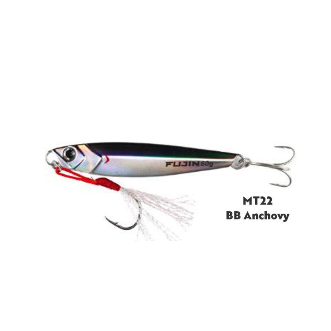 Fujin Jig-X 40gr Shore Jigging Jig Yem MT22 BB Anchovy