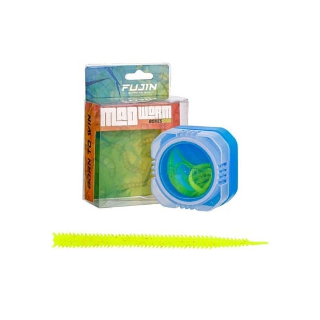 Fujin Mad Worm 9cm LRF Silikonu Fluo Green