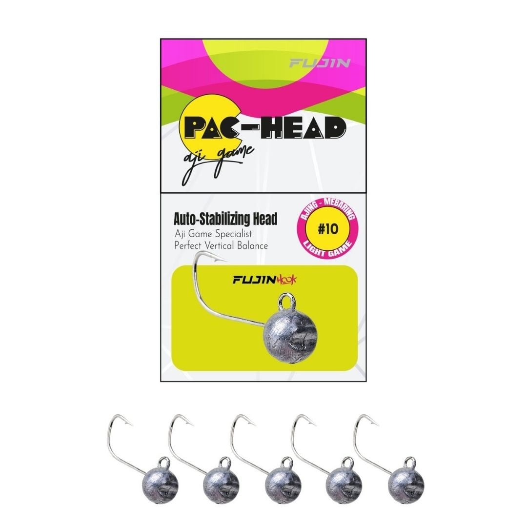 Fujin Pac-Head 10no Aji Game Jighead 1.2gr