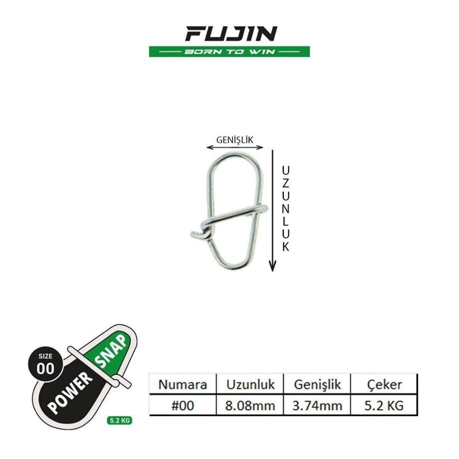 Fujin Power Snap Maket Balık ve LRF Klipsi #00