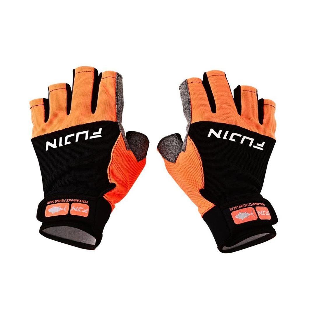 Fujin Pro Angler S24 Big Game Gloves Orange S/M