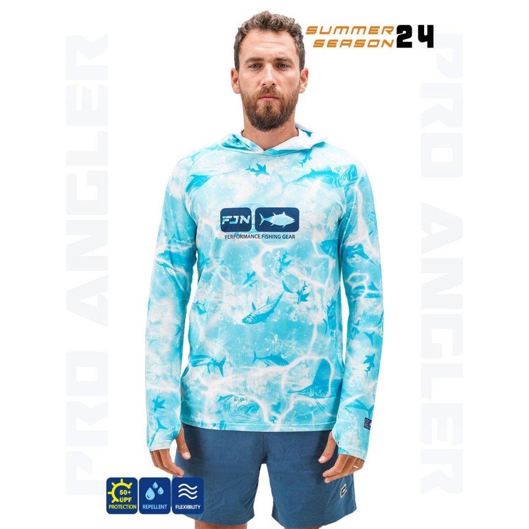 Fujin Pro Angler S24 Hooded Water Camo Medium (M)