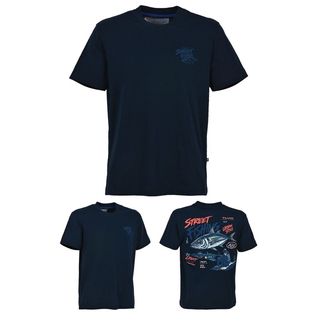 Fujin S26 Street Fishing T-Shirt Dark Navy XLarge (XL)