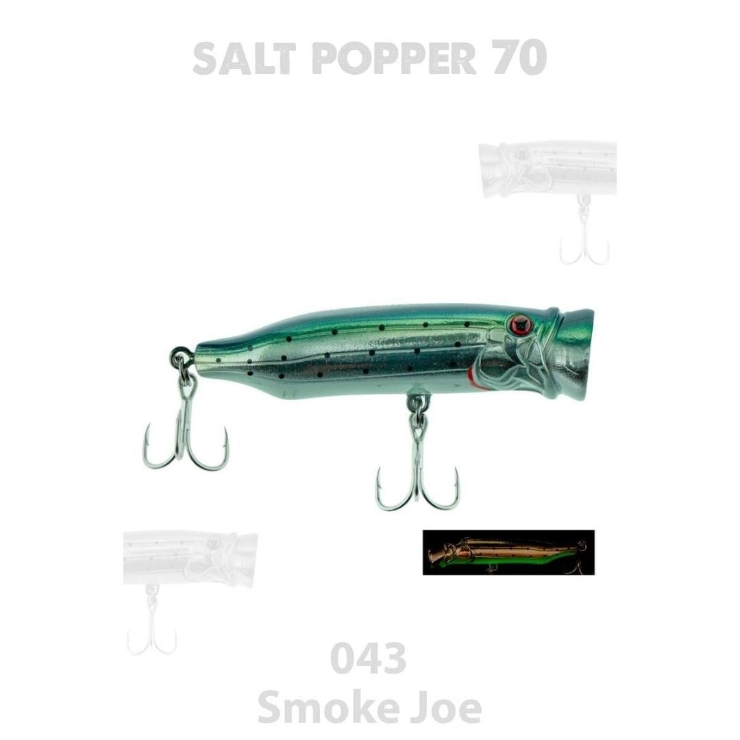 Fujin Salt Popper 70mm 9.5gr Su Üstü Maket Balık 043 Metal Smoke Joe