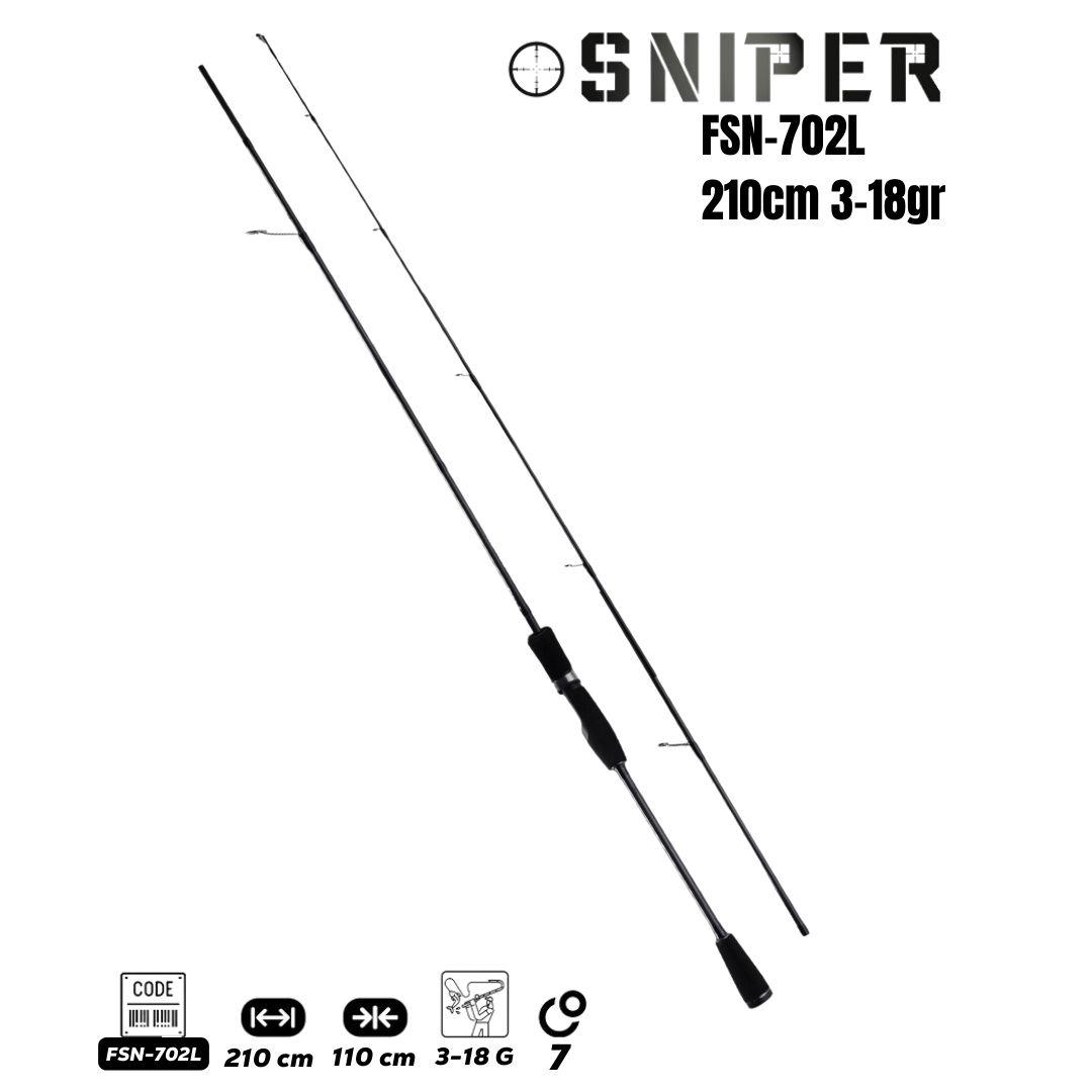 Fujin Sniper 210cm 3-18gr Light Spin Kamış