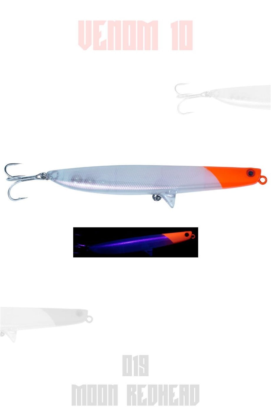Fujin Venom 10 10.5gr 10cm Maket Balık 019 Moon Red Head