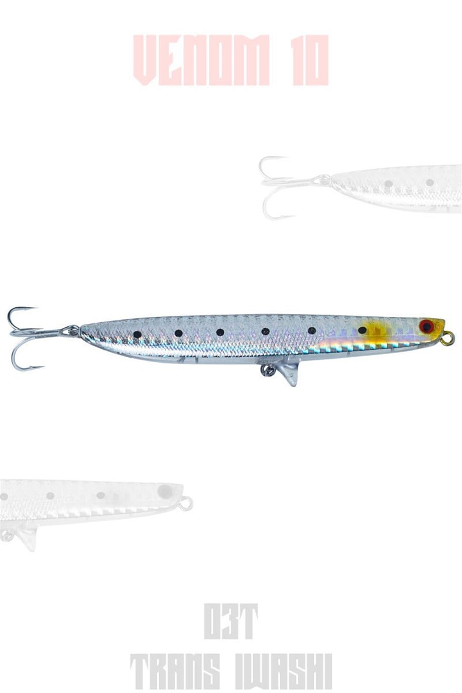 Fujin Venom 10 10.5gr 10cm Maket Balık 03T Trans Iwashi