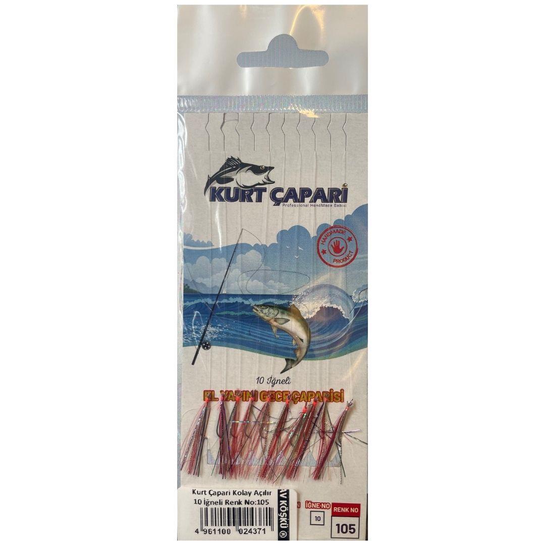 Kurt Çapari Kolay Açılır 10 İğneli Renk No:105