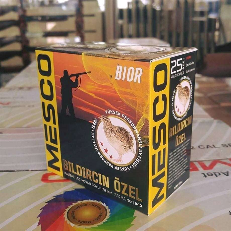 Mesco Bıldırcın Özel 12 Cal 24 Gr No:9-10 Av Fişeği