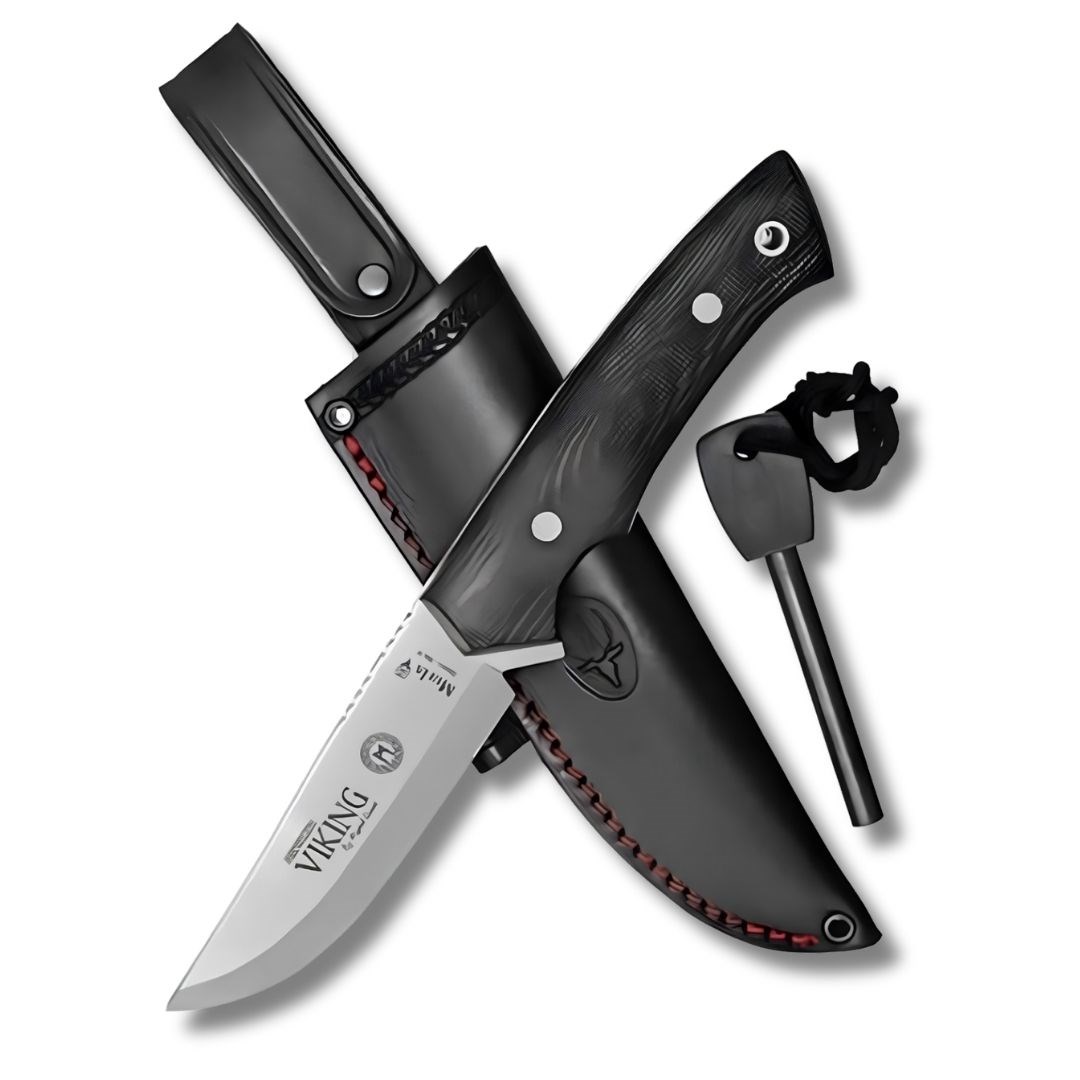 Muela Viking 11cm Ateş Başlatıcılı Bıçak, Micarta Sap