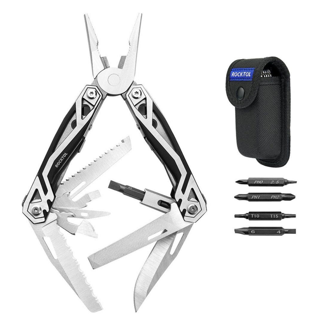 Rocktol 21 Fonksiyonlu Multitool Pense Kılıflı