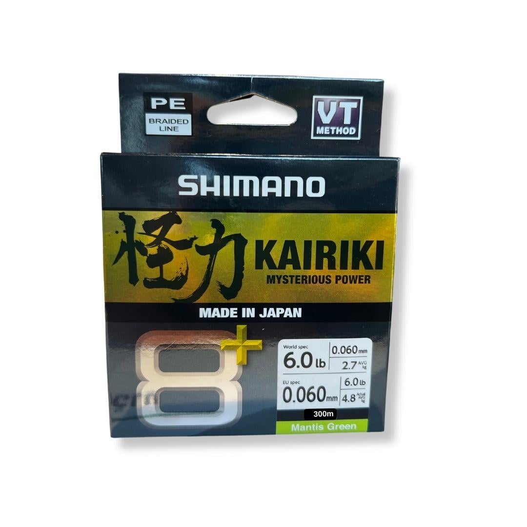 Shimano Kairiki 8+ İp Misina 300m Mantis Green PE 0.06mm 