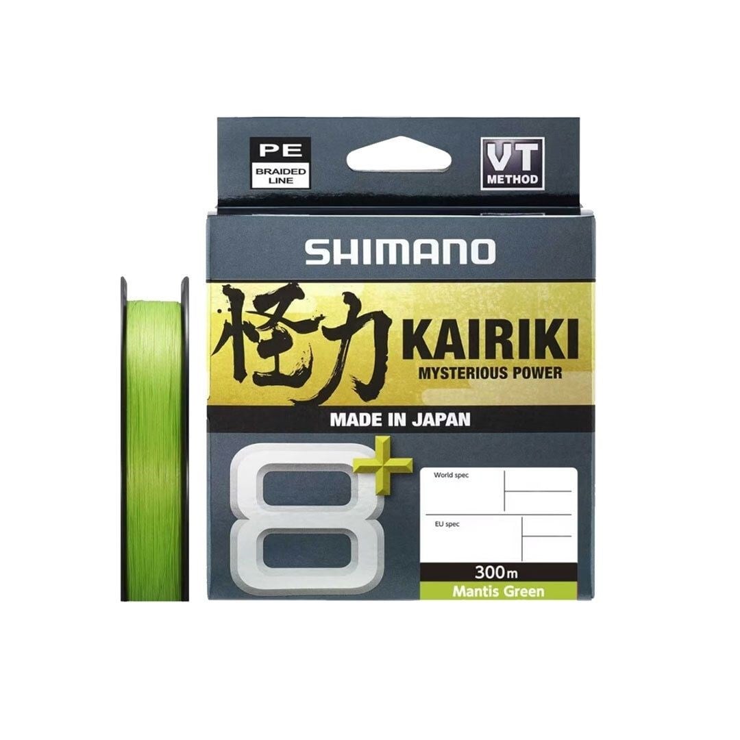 Shimano Kairiki 8+ plus 300 M 0,16 MM 9.8 KG Mantis Green