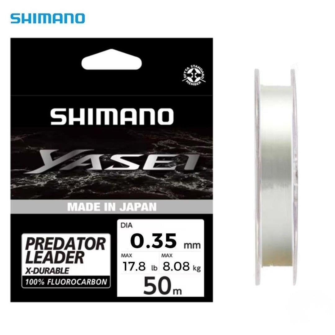 Shimano Yasei Predator Fluorocarbon Şok Lider Misina 0.35mm 8.08kg 50mt.