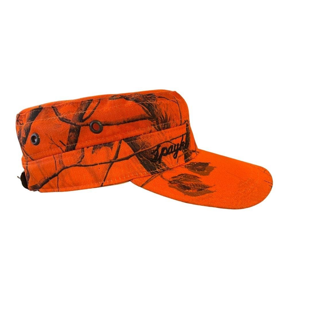 Spayko Castro Avcı Şapkası Orman Desen Turuncu