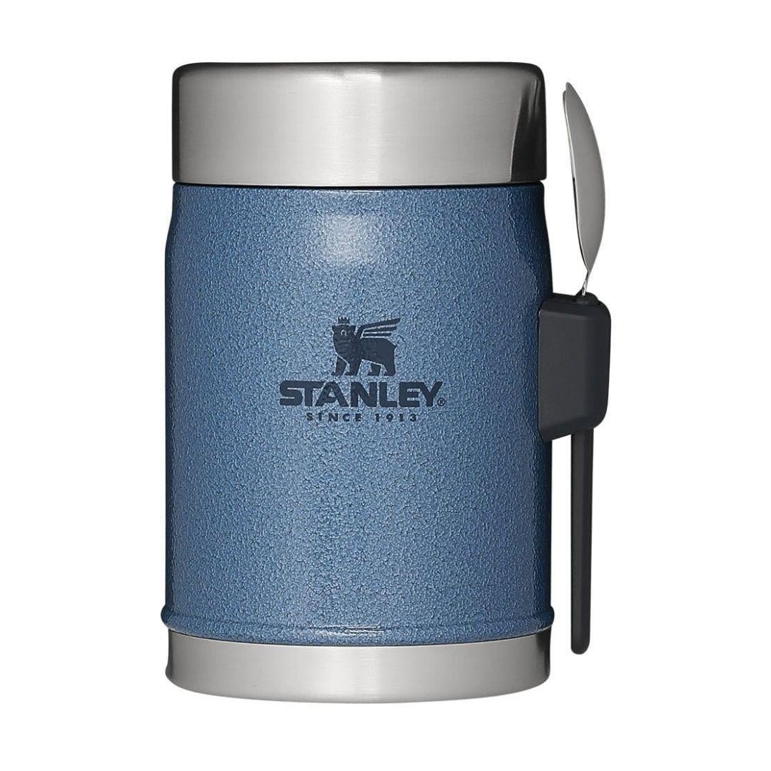Stanley Klasik Paslanmaz Çelik Yemek Termosu Kaşıklı 0,40 LT Koyu Mavi
