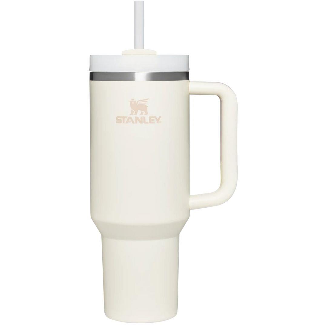Stanley Quencher H2.O FlowState™ Tumbler Pipetli Termos | 1.18L Krem