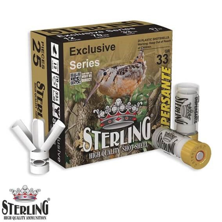 Sterling 12 Cal.33gr Dispersante No:8-9 Av Fişeği