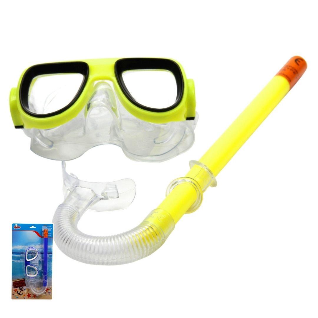 Vardem Kartela Oval Gözlüklü Şnorkel Set Sarı