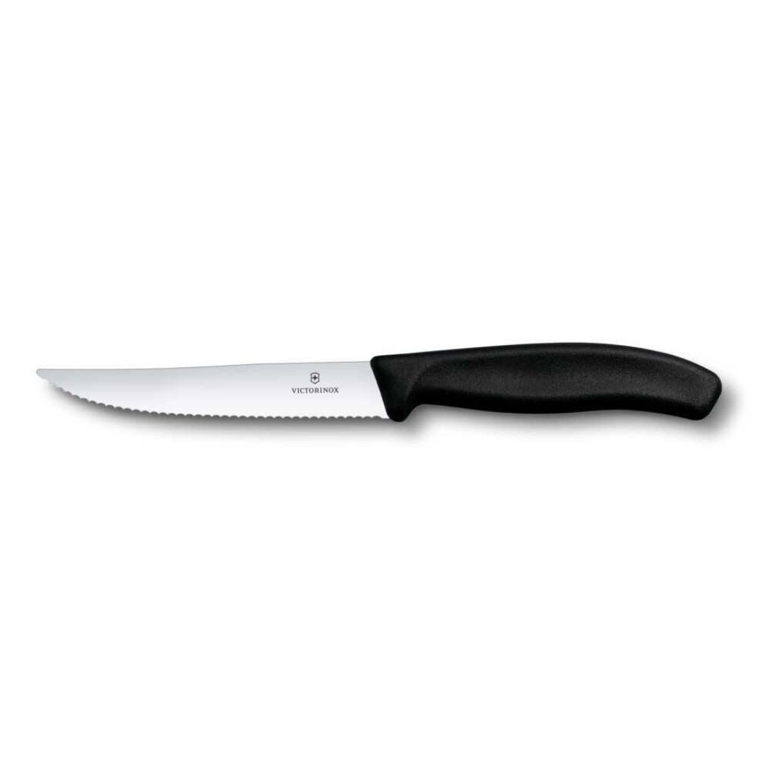Victorinox 6.7933 Swiss Classic 12cm Biftek&Pizza Bıçağı, Siyah