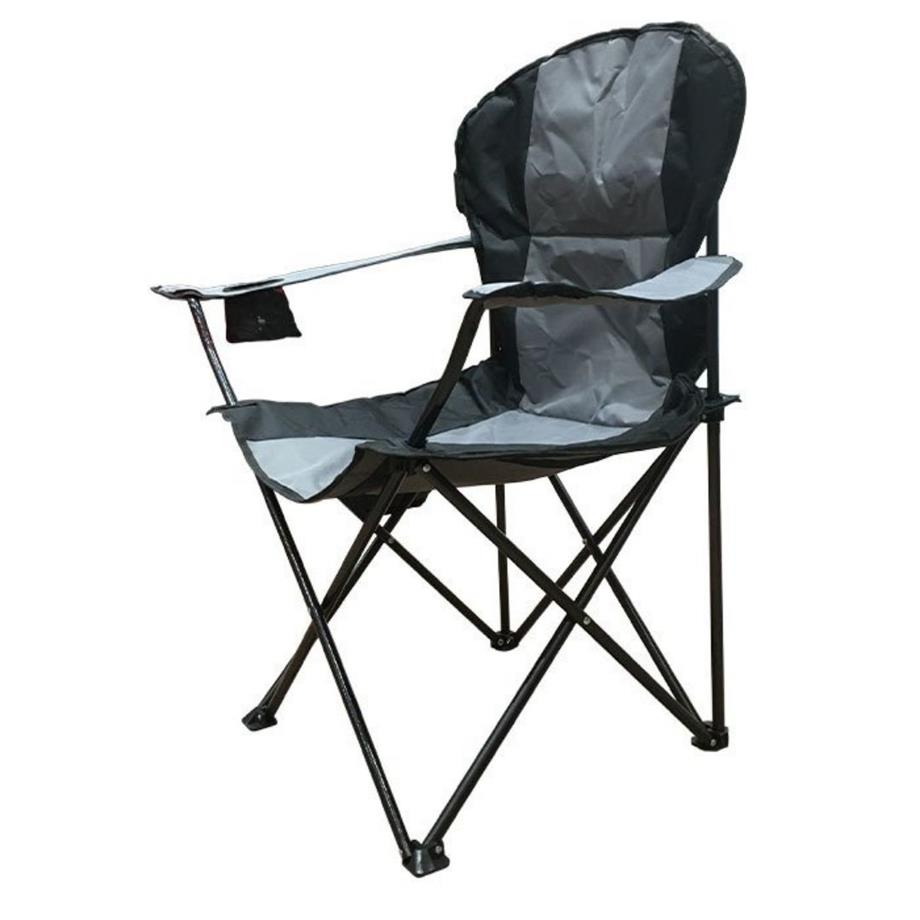 DFT Kollu Katlanır Premium Kamp Sandalyesi Gri