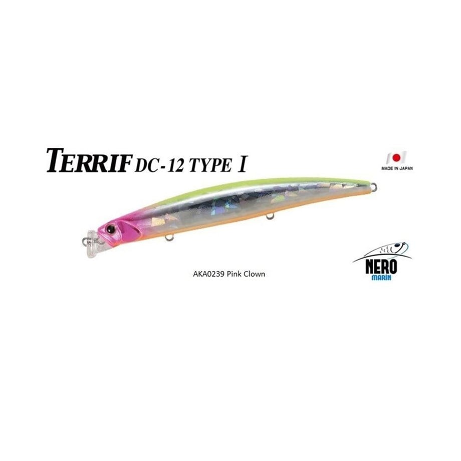 Leurre Duo Terrif DC 12 Type 1 Flottant 120mm 18g - Pêche En Mer - GFN0094