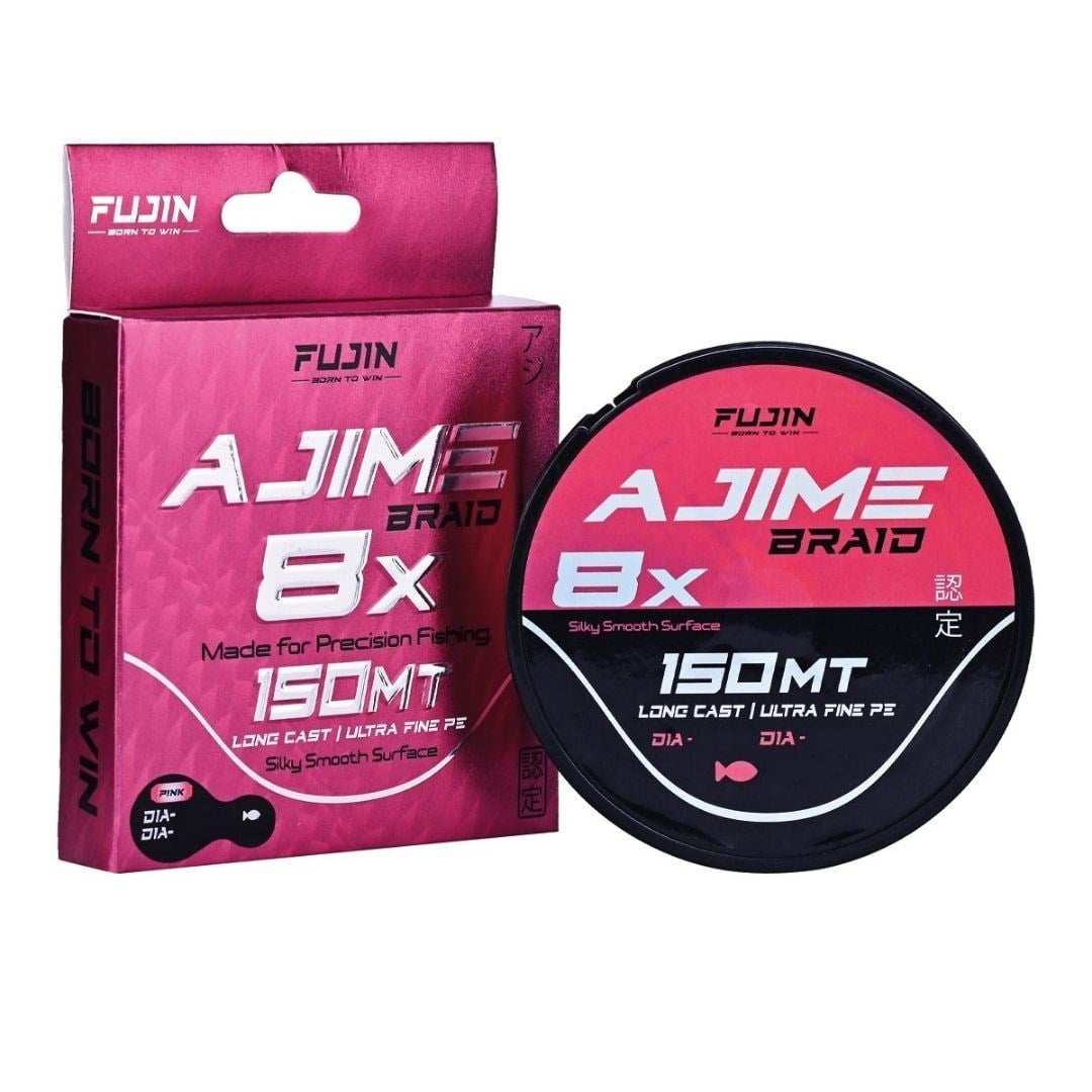 Fujin Ajime Braid 8x 150mt Pink İp 0,10 mm