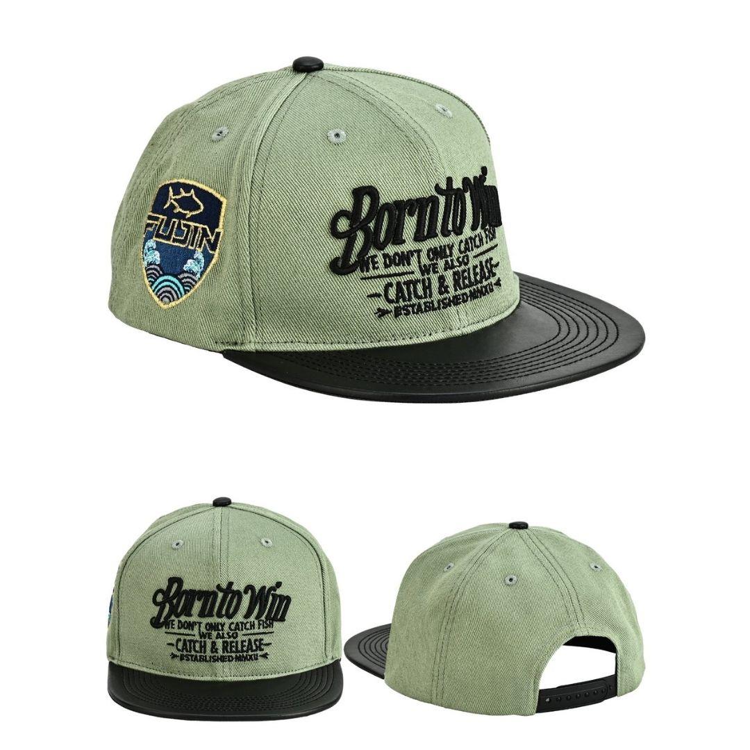 Fujin BTW Leather Visor Şapka Light Green